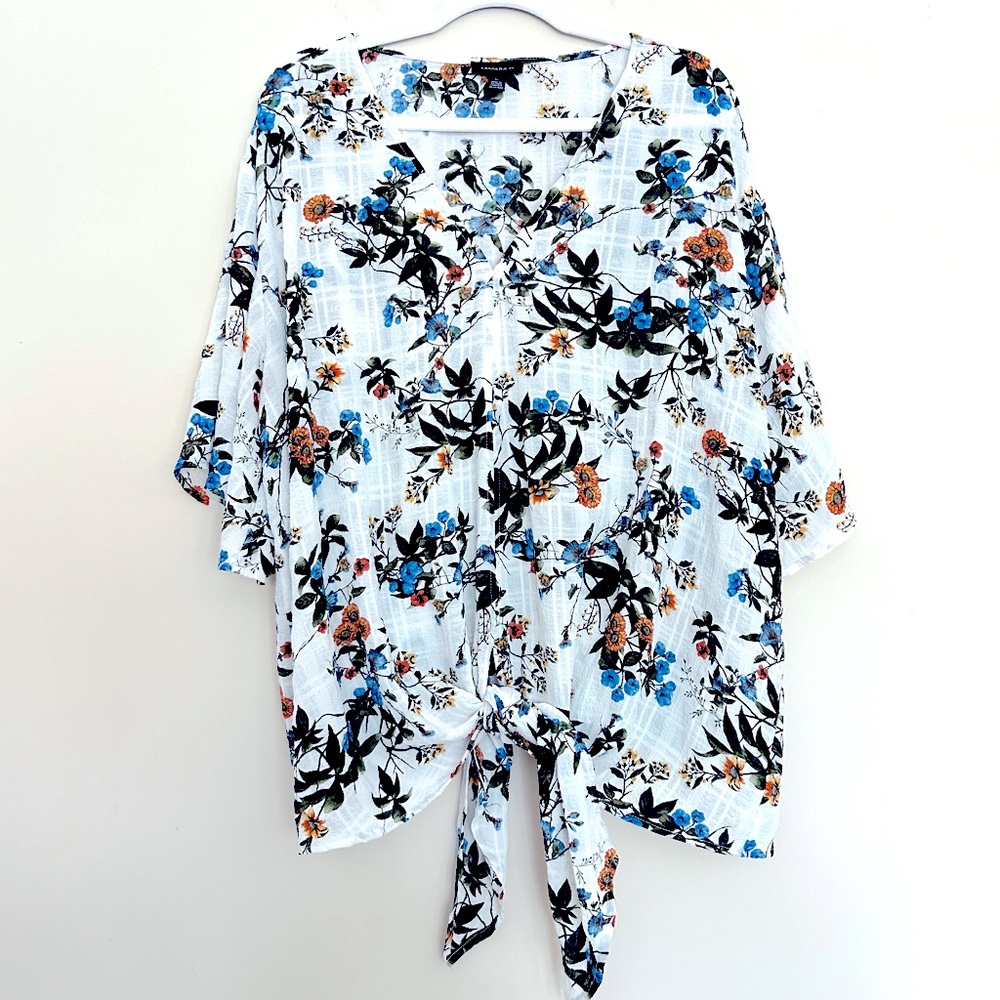 Tamara H Elegant Floral Women's Tunic Top